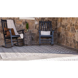 unique loom outdoor tribal trellis otr009lgr light gray blue rug