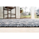 unique loom outdoor tribal trellis otr009cha charcoal gray beige rug
