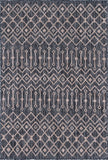 unique loom outdoor tribal trellis otr009cha charcoal gray beige rug