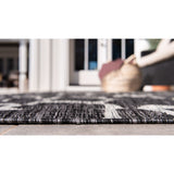 unique loom outdoor giraffe osf001dgr dark gray rug