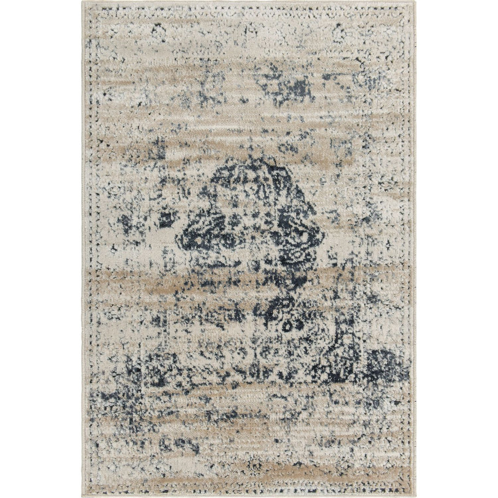 unique loom chateau hoover vil002bei beige rug
