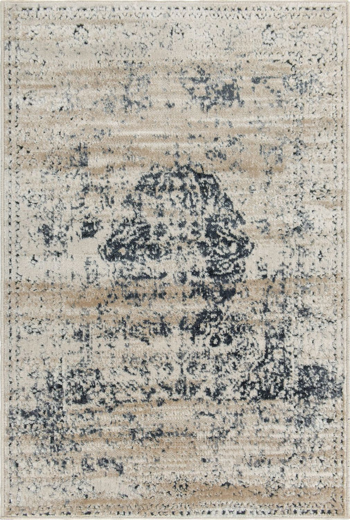 unique loom chateau hoover vil002bei beige rug