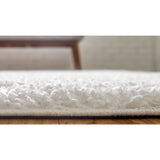 unique loom davos shag zmt001ivr ivory rug