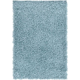 Unique Loom Davos Shag ZMT001AQU Aqua Rug