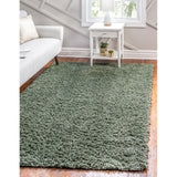 unique loom davos shag zmt001sag sage rug