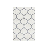 Unique Loom Rounded Trellis Frieze TRF003IVR Ivory Rug