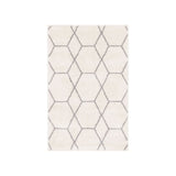 Unique Loom Geometric Trellis Frieze TRF002IVR Ivory Rug