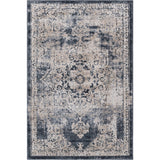 Unique Loom Chateau Roosevelt VIL001NVB Navy Blue Rug