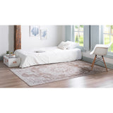 unique loom chateau roosevelt vil001lbr light brown rug