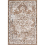 Unique Loom Chateau Roosevelt VIL001LBR Light Brown Rug