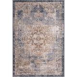 Unique Loom Chateau Roosevelt VIL001BLB Navy Blue/Beige Rug