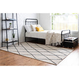 unique loom trellis braided jute bjt012ivr ivory rug