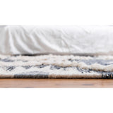 unique loom mesa arz001nvb navy blue rug