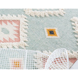 unique loom mesa arz001lbl light blue rug