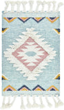 unique loom mesa arz001lbl light blue rug