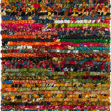 unique loom multi striped braided chindi bch005mlt multi rug