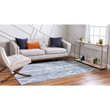 unique loom orford portland ore001blu blue rug
