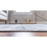 unique loom orford portland ore001blu blue rug