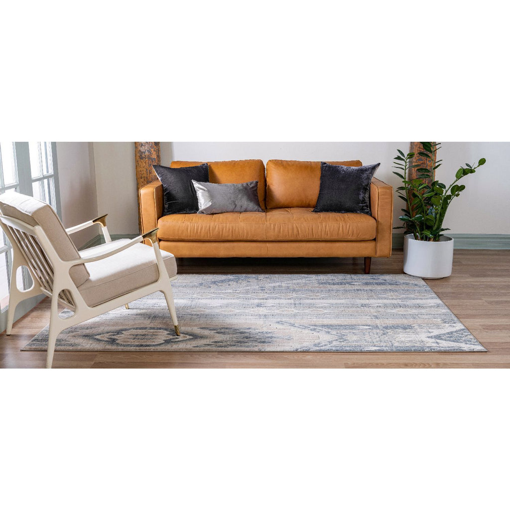 unique loom orford portland ore001nvb navy blue tan rug
