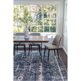 unique loom depoe portland ore002blu blue rug