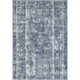 Unique Loom Depoe Portland ORE002BLU Blue Rug