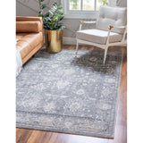 unique loom central portland ore003gry gray rug