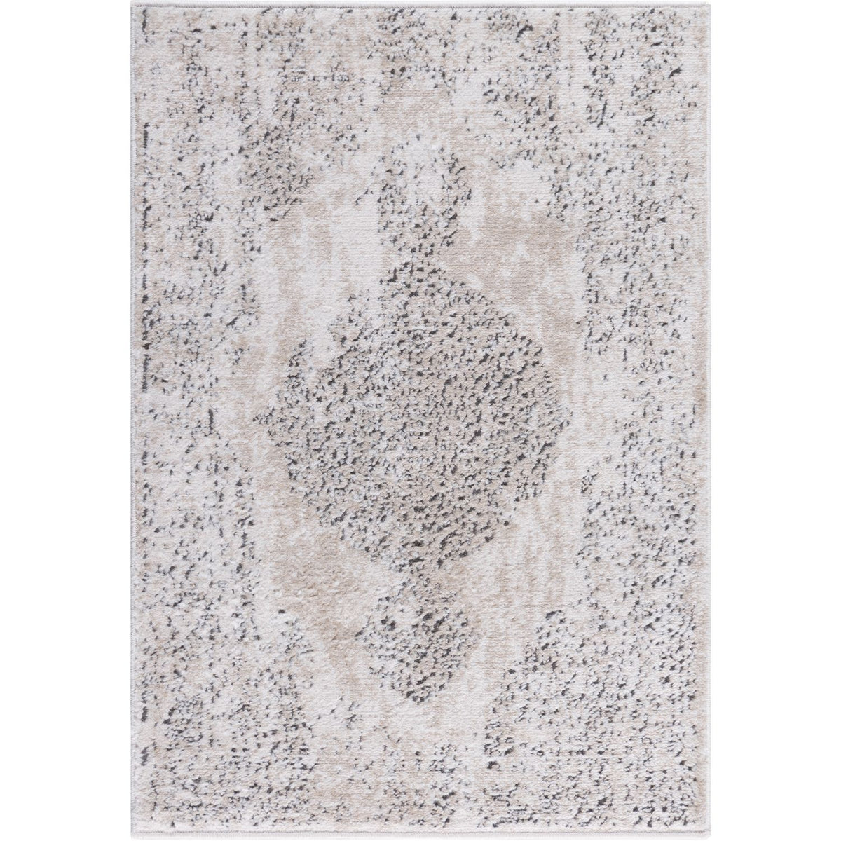 Unique Loom Woodburn Portland ORE005IVR Ivory Rug