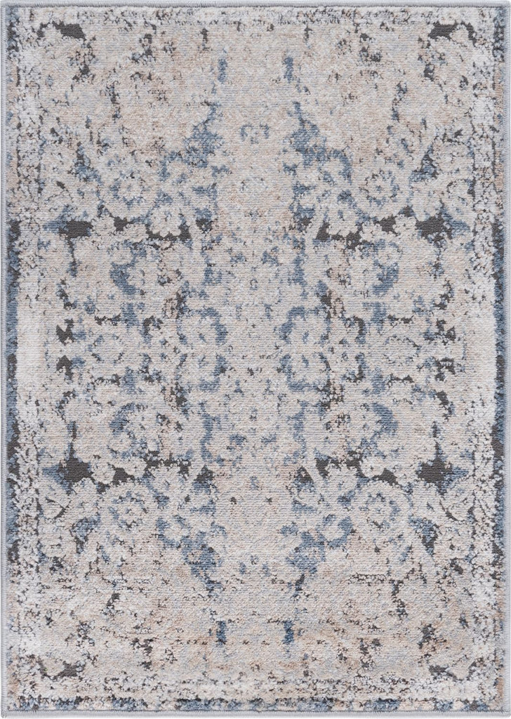 unique loom albany portland ore006bei beige navy blue rug