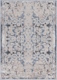 Unique Loom Albany Portland ORE006BEI Beige/Navy Blue Rug