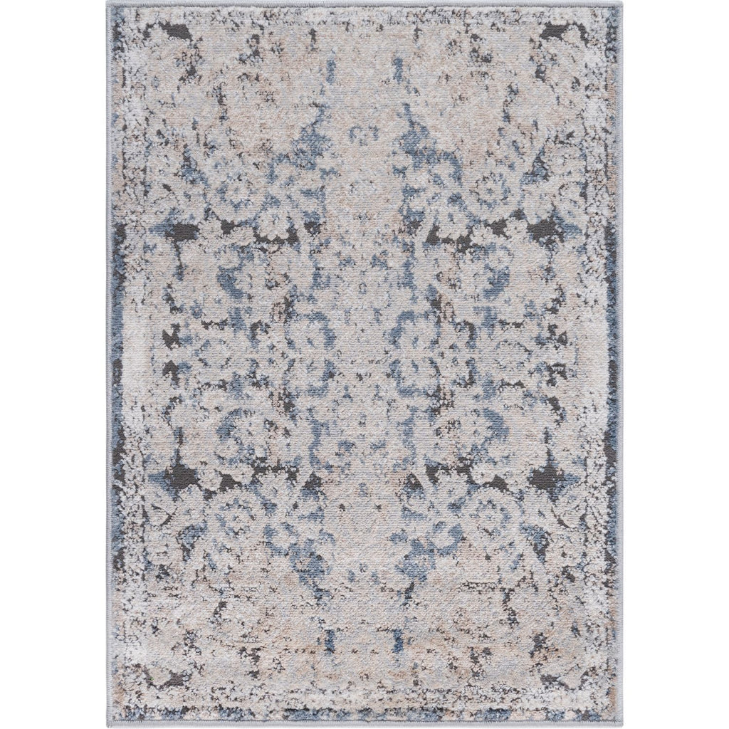 unique loom albany portland ore006bei beige navy blue rug