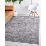 unique loom astoria portland ore007lgr light gray rug