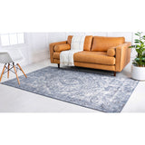 unique loom astoria portland ore007blu blue rug