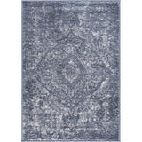 Unique Loom Astoria Portland ORE007BLU Blue Rug