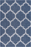 unique loom trellis decatur geo001nvb navy blue ivory rug