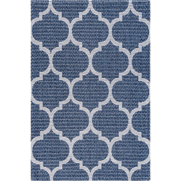 Unique Loom Trellis Decatur GEO001NVB Navy Blue/Ivory Rug