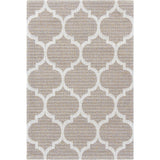 Unique Loom Trellis Decatur GEO001TAU Taupe/Ivory Rug