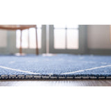 unique loom diamond decatur geo002nvb navy blue ivory rug