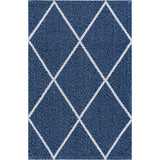 Unique Loom Diamond Decatur GEO002NVB Navy Blue/Ivory Rug