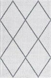 unique loom diamond decatur geo002ivr ivory gray rug
