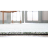 unique loom diamond decatur geo002grn green ivory rug