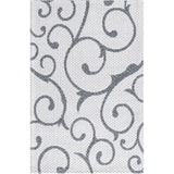 Unique Loom Scroll Decatur GEO003IVR Ivory/Gray Rug