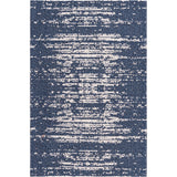 Unique Loom Static Decatur GEO004NVB Navy Blue/Ivory Rug