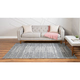 unique loom static decatur geo004gry gray ivory rug