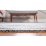 unique loom static decatur geo004gry gray ivory rug
