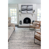 unique loom static decatur geo004ivr ivory gray rug