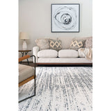 unique loom static decatur geo004ivr ivory gray rug