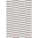 Unique Loom Striped Decatur GEO005TAU Taupe/Ivory Rug