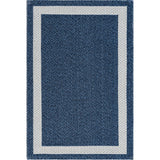 Unique Loom Border Decatur GEO006NVB Navy Blue/Ivory Rug