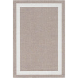Unique Loom Border Decatur GEO006TAU Taupe/Ivory Rug