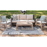 unique loom outdoor pool omd017cha charocal rug
